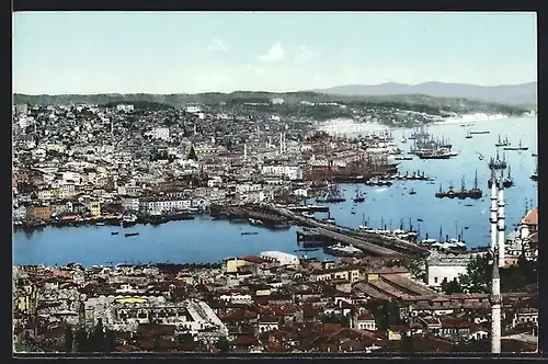 AK Constantinople, Vue Panoramique du Port