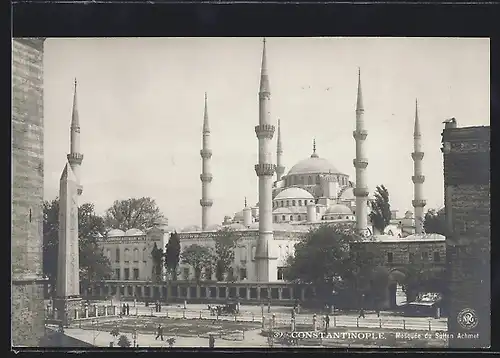 AK Constantinople, Mosquee du Sultan Ahmed