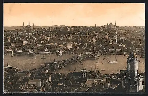 AK Constantinople, Vue panoramique de Stamboul