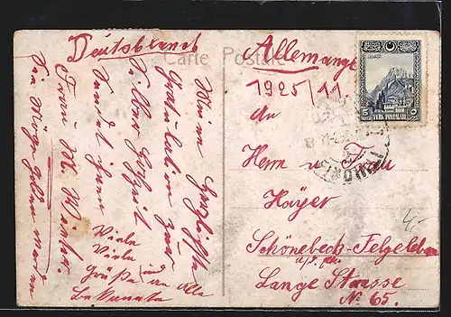 AK Constantinople, Eaux douces d`Asie