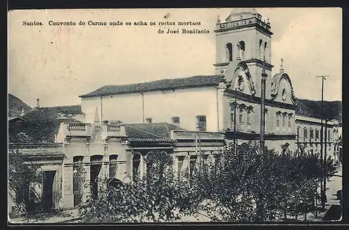 AK Santos, Convento do Carmo onde se acha os restos mortaes de José Bonifacio