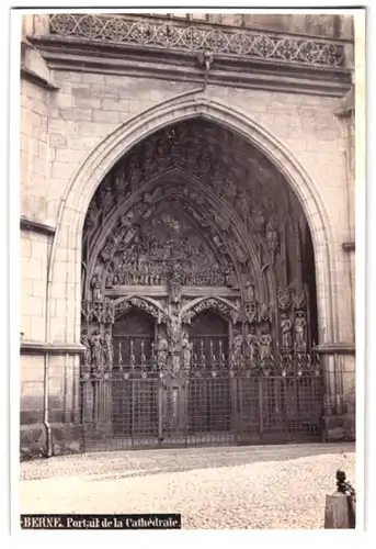 Fotografie M. Vollenweider, Bern, Ansicht Bern, Portrait de la Cathedrale