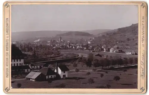 Fotografie Karl Deiss, Waldshut a. Rh., Ansicht Waldshut-Tiengen, Blick nach der Stadt