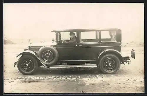 Foto-AK Auto Adler Standard 6 S 10 /45 (Ambi-Budd) mit Fahrer