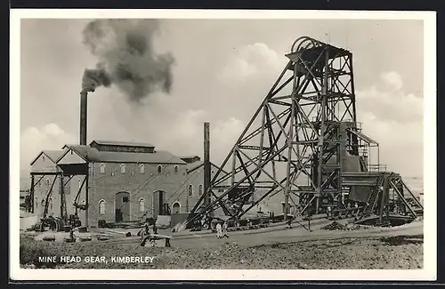 AK Kimberley, Mine Head Gear, ca. 1934