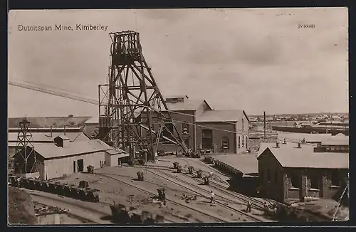 AK Kimberley, Dutoitspan Mine aus der Vogelschau
