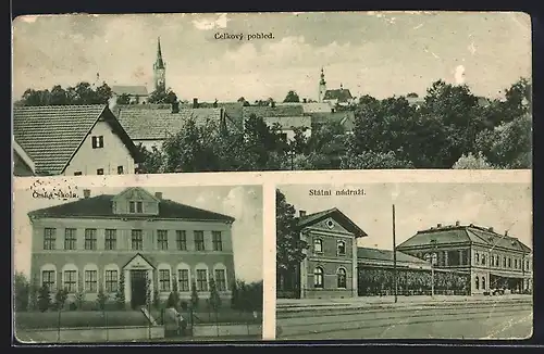 AK Suchdol n. Odrou, Celkovy pohled, Ceska skola, Statni nadrazi