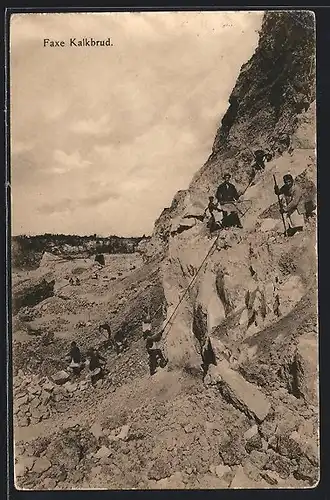 AK Faxe, Kalkbrud, Steinbruch