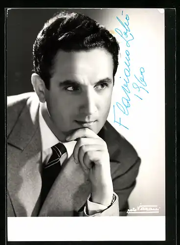 AK Opernsänger Flaviano Labo mit original Autograph