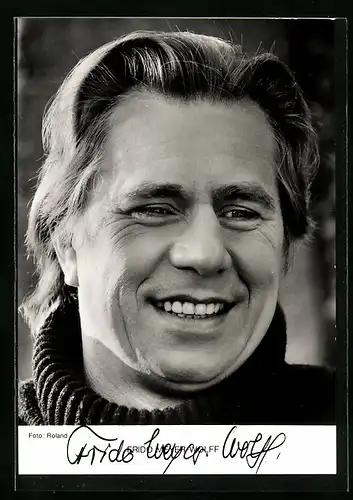 AK Opernsänger Frido Meyer Wolff mit original Autograph