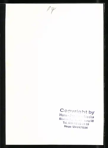 AK Opernsänger Harald Stamm in Zauberflöte, mit original Autograph