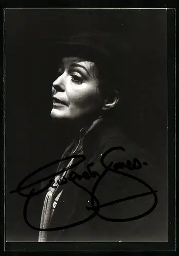 AK Opernsängerin Gwyneth Jones-Leonore, Fidelio, mit original Autograph
