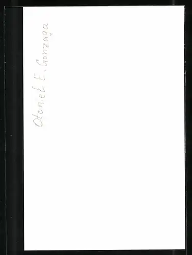AK Opernsänger Otoniel Gonzaga, mit original Autograph