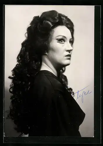 AK Opernsängerin Joy McIntyre mit original Autograph