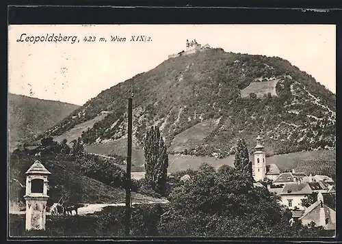 AK Wien, Leopoldsberg, Ortsansicht