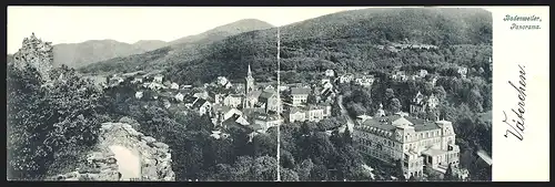Klapp-AK Badenweiler, Panorama