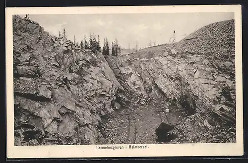 AK Malmberget, Hermelinsgruvan, Bergbau