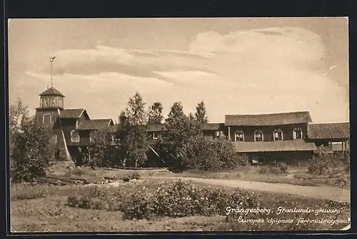 AK Grängesberg, Granlunds-gruvan, Europas djupaste järnmalmsgruva, Bergbau