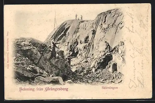 AK Grängesberg, Skärningen, Bergbau