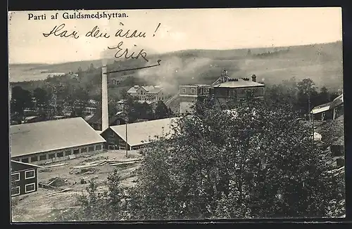 AK Guldsmedshyttan, Teilansicht des Industriegebiets, Bergbau