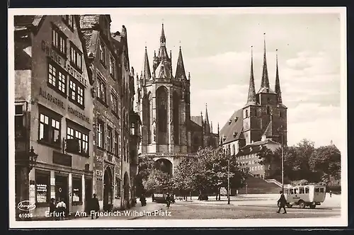 AK Erfurt, Grüne Apotheke am Friedrich-Wilhelm-Platz