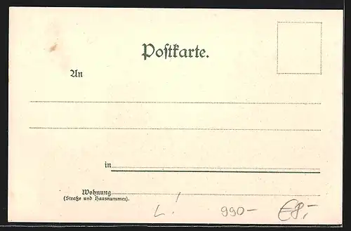 Lithographie Erfurt, Der Dom