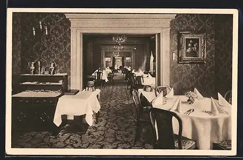 AK Erfurt, Wein-Restaurant Horst Kohl am Kaiserplatz, Durchblick