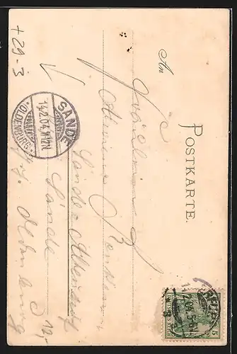 Passepartout-Lithographie Erfurt, Dom & St. Severikirche, Frau mit Weisswürsten