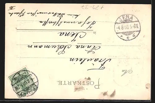 Lithographie Erfurt, Dom, St. Severikirche und Wappen