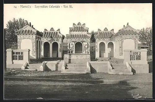 AK Marseille, Exposition Coloniale, Van Ki.