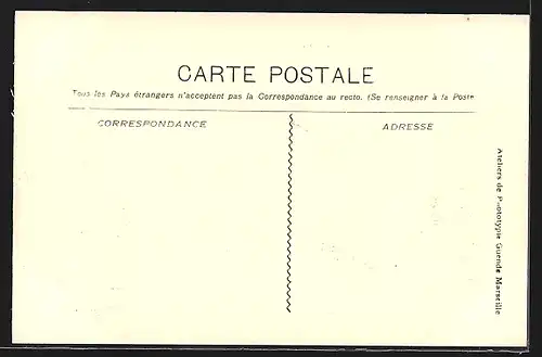AK Marseille, Exposition Coloniale, Tonkin, Pavillon des Forets