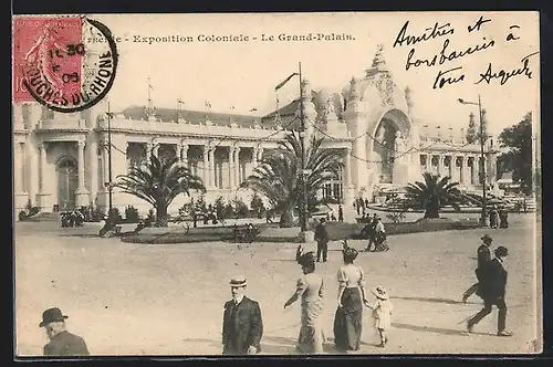 AK Marseille, Exposition coloniale 1906, Le Grand Palais