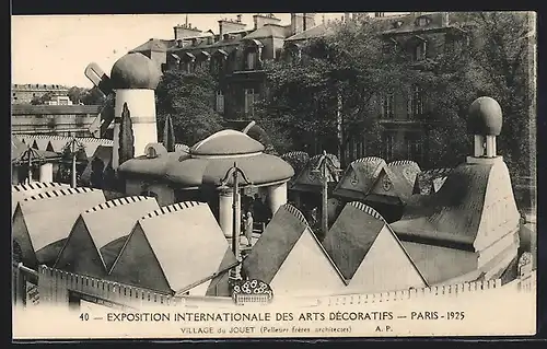 AK Paris, Expostion Internationale des Arts Decoratifs 1925, Village du Jouet