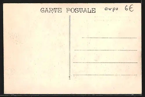 AK Marseille, Exposition coloniale 1922, Palais de l` Afrique Occidentale Intèrieur d` un Village Soudanaise