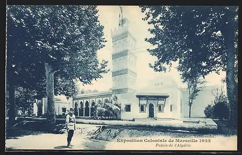 AK Marseille, Exposition coloniale 1922, Palais d`Algérie