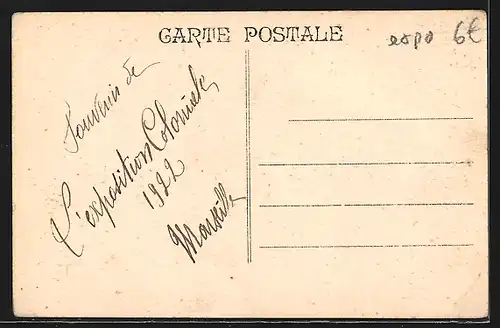 AK Marseille, Exposition coloniale 1922, Grand Palais de l` Indo Chine