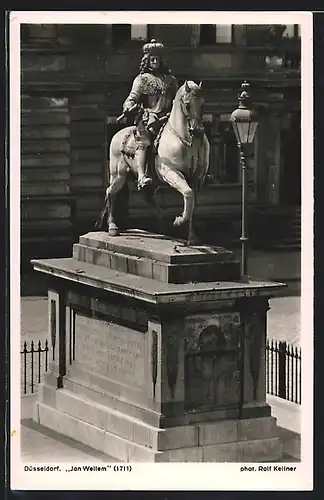 AK Düsseldorf, Denkmal von Jan Wellem