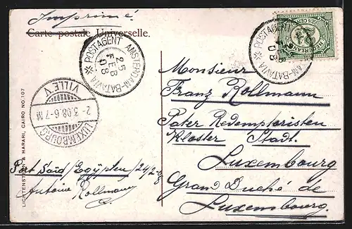 AK Port Said, Vue Panoramique prise de Phare