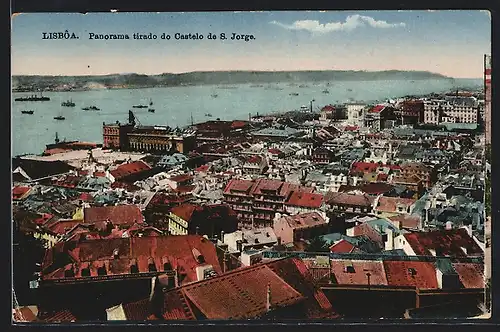 AK Lisboa, Panorama tirado do Castelo de S. Jorge