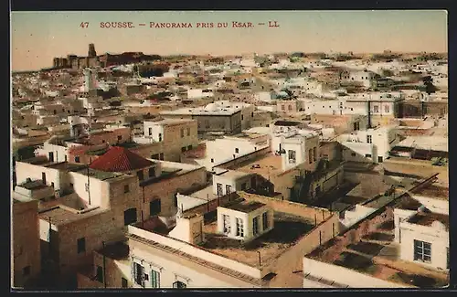 AK Sousse, Panorama pris du Ksar