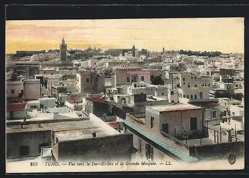 AK Tunis, Vur vers le Dar-El-Bey et la Grande Mosquée