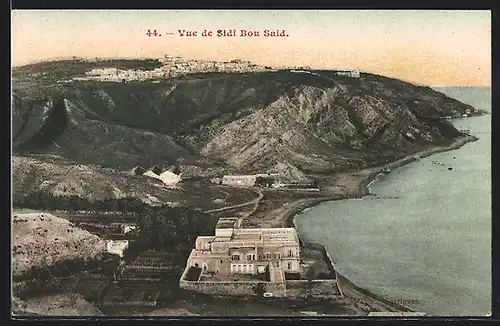 AK Sidi Bou Said, Blick auf den Küstenort