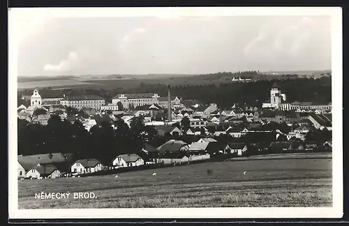 AK Nemecký Brod, Panorama von der Wiese aus