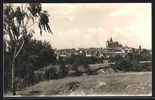 AK Iglau, Fernblick zur Ortschaft