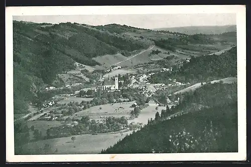 AK Doubrawnik, Gesamtansicht der Ortschaft