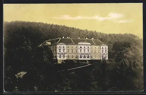 AK Boskowitz, Blick auf das Schloss