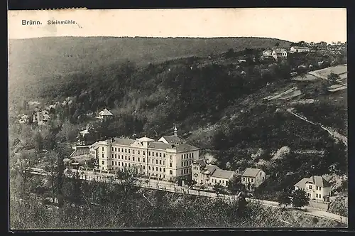 AK Brünn / Brno, Hotel Steinmühle