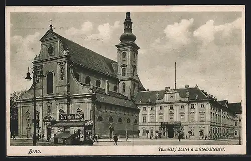 AK Brno, Tomásský kostel a mistodrzitelstvi