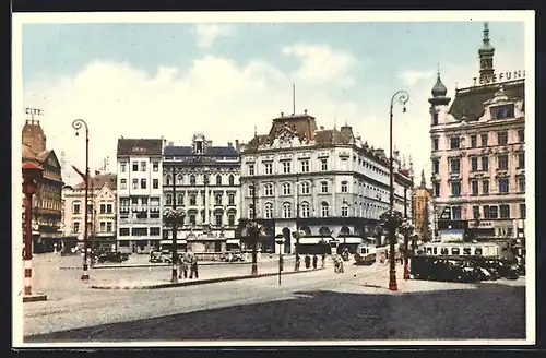 AK Brünn, Freiheitsplatz des 15. März 1939