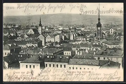 AK Brünn, Panorama vom Spielberg